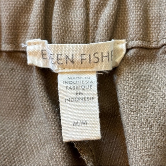 Eileen Fisher Organic Cotton Hemp High Rise Pants - Picture 10 of 11